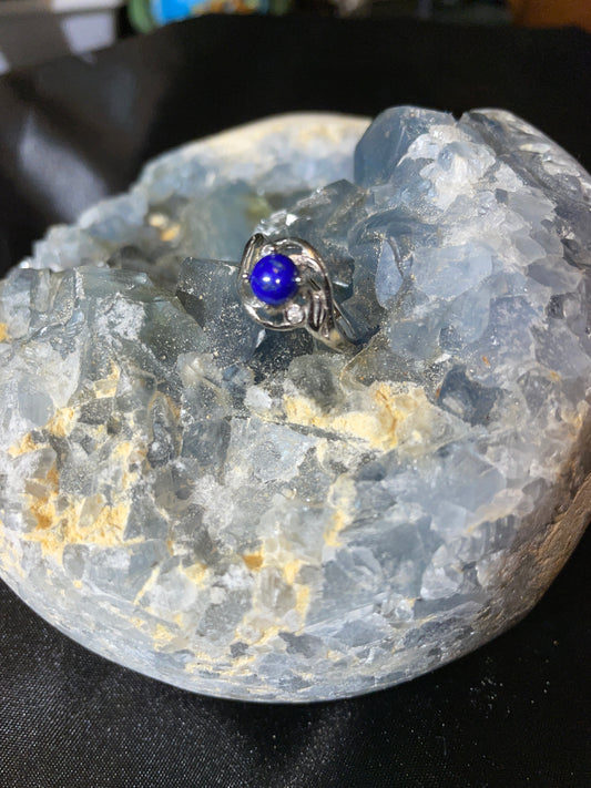 Sodalite adjustable ring