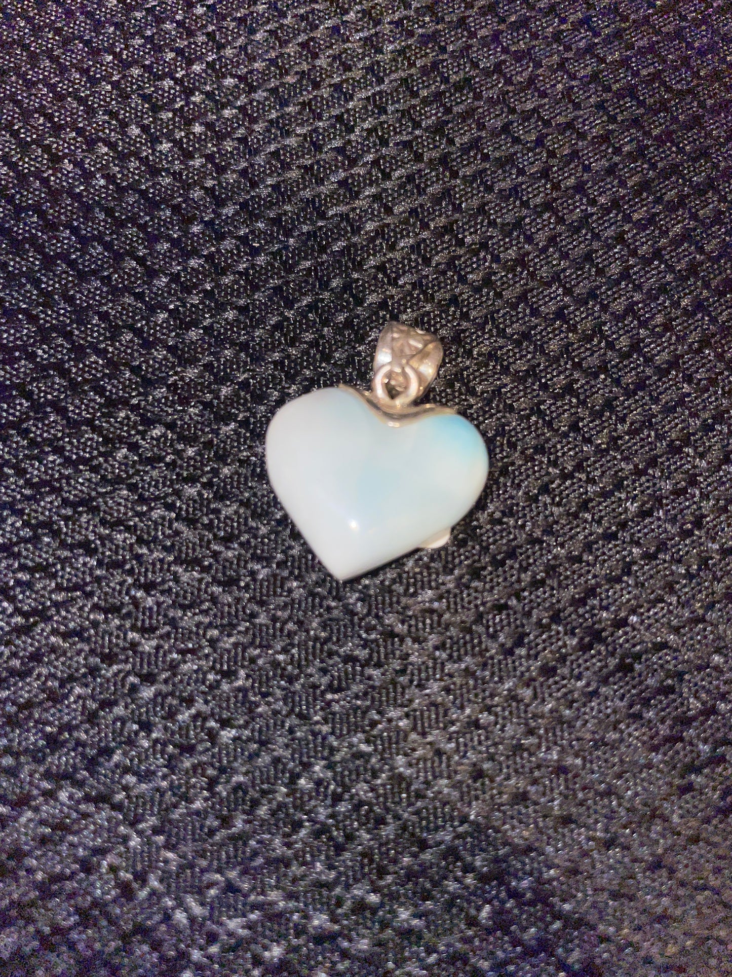 Larimar heart charm (925)