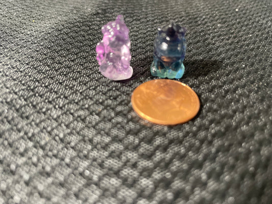 mini fluorite unicorn