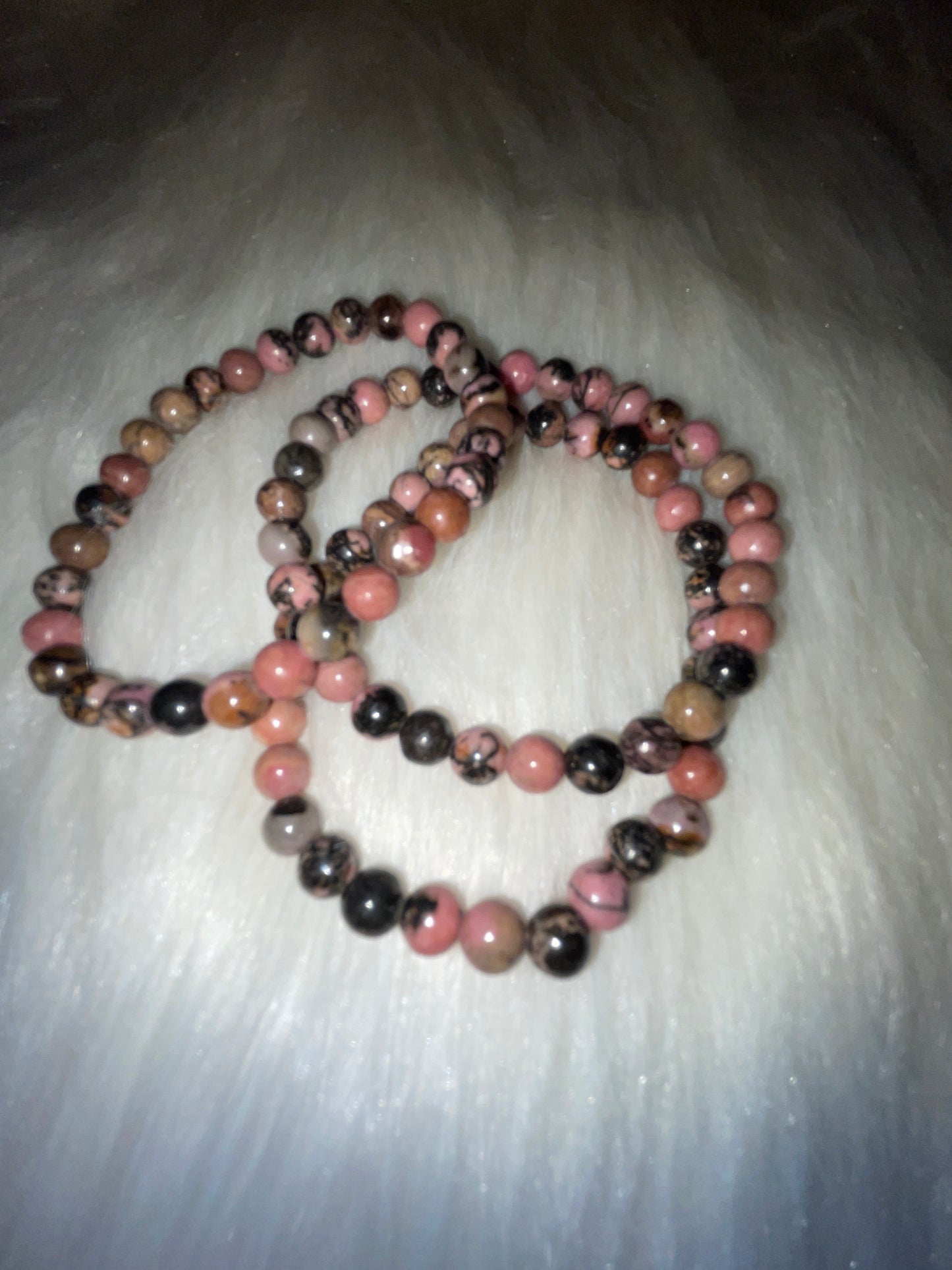 Rhodonite bracelet 6mm