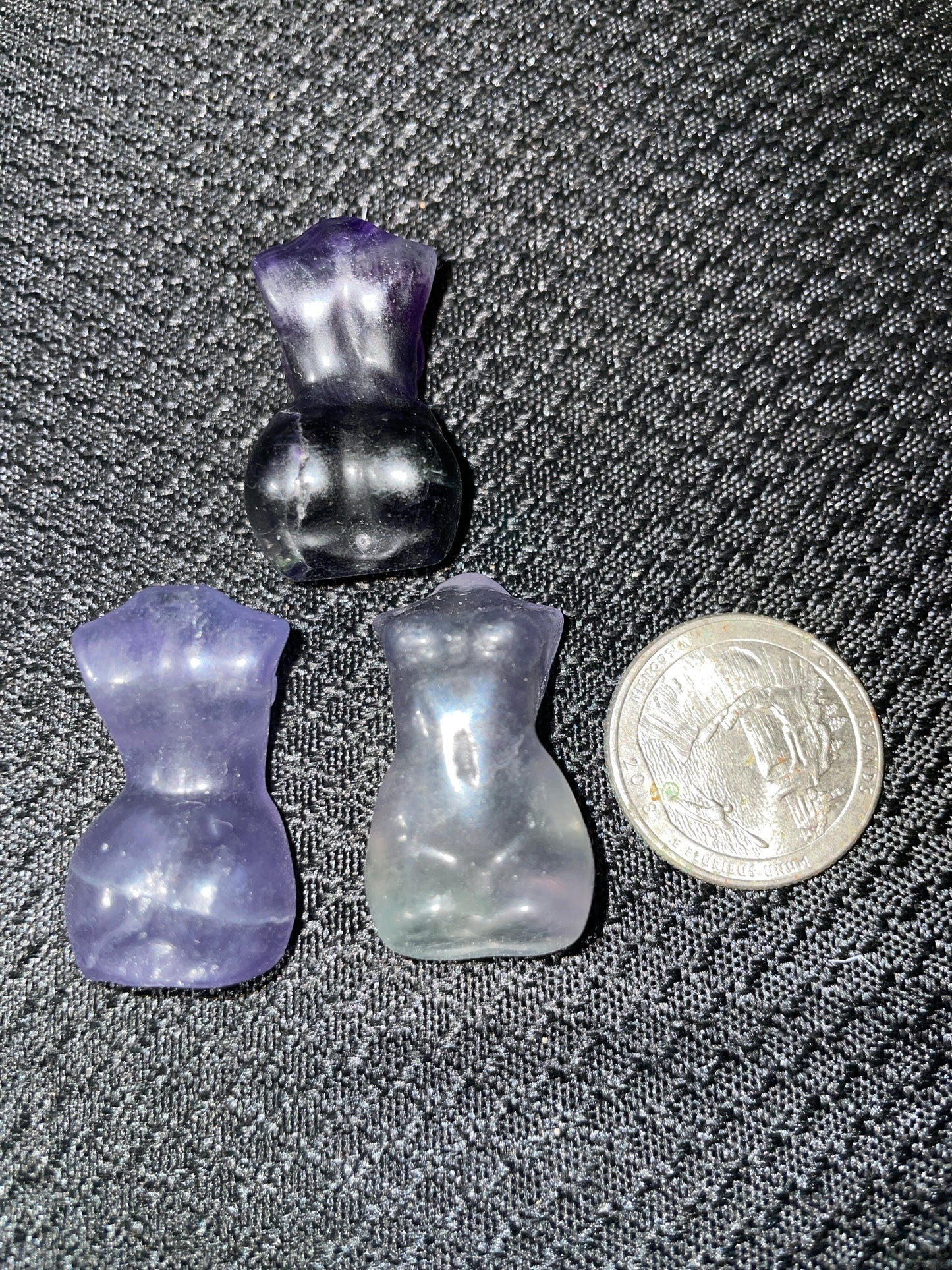 Fluorite mini goddess body