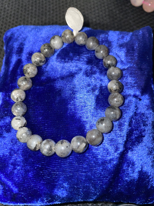 Larvakite bracelet 8mm