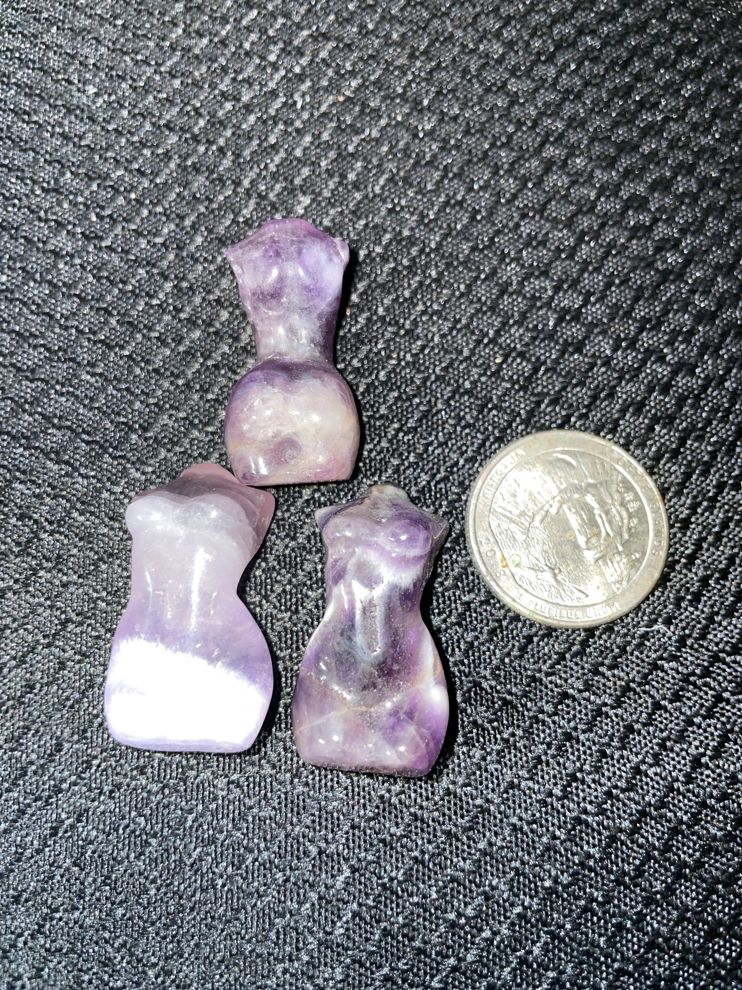 Amethyst mini goddess body