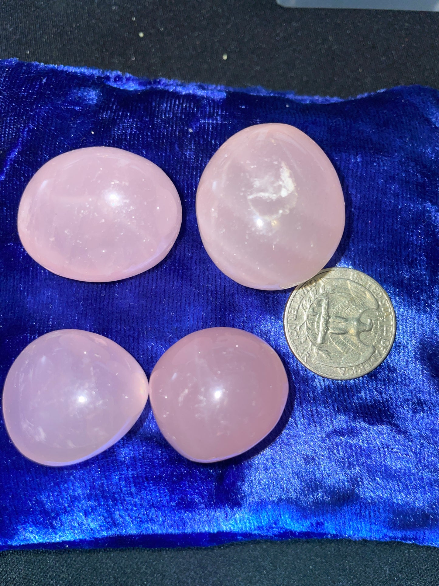 Star rose quartz tumble