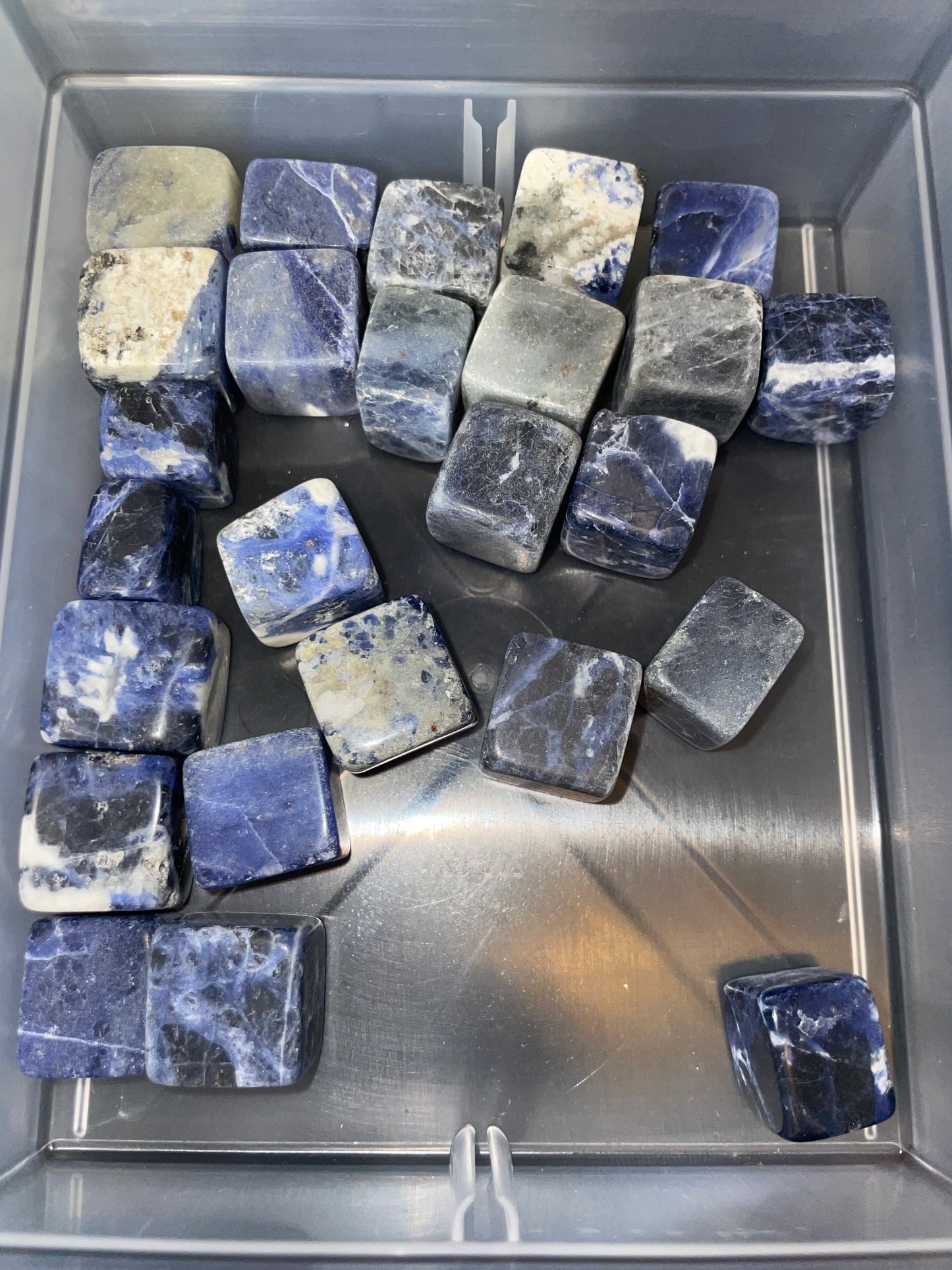 Sodalite block tumble