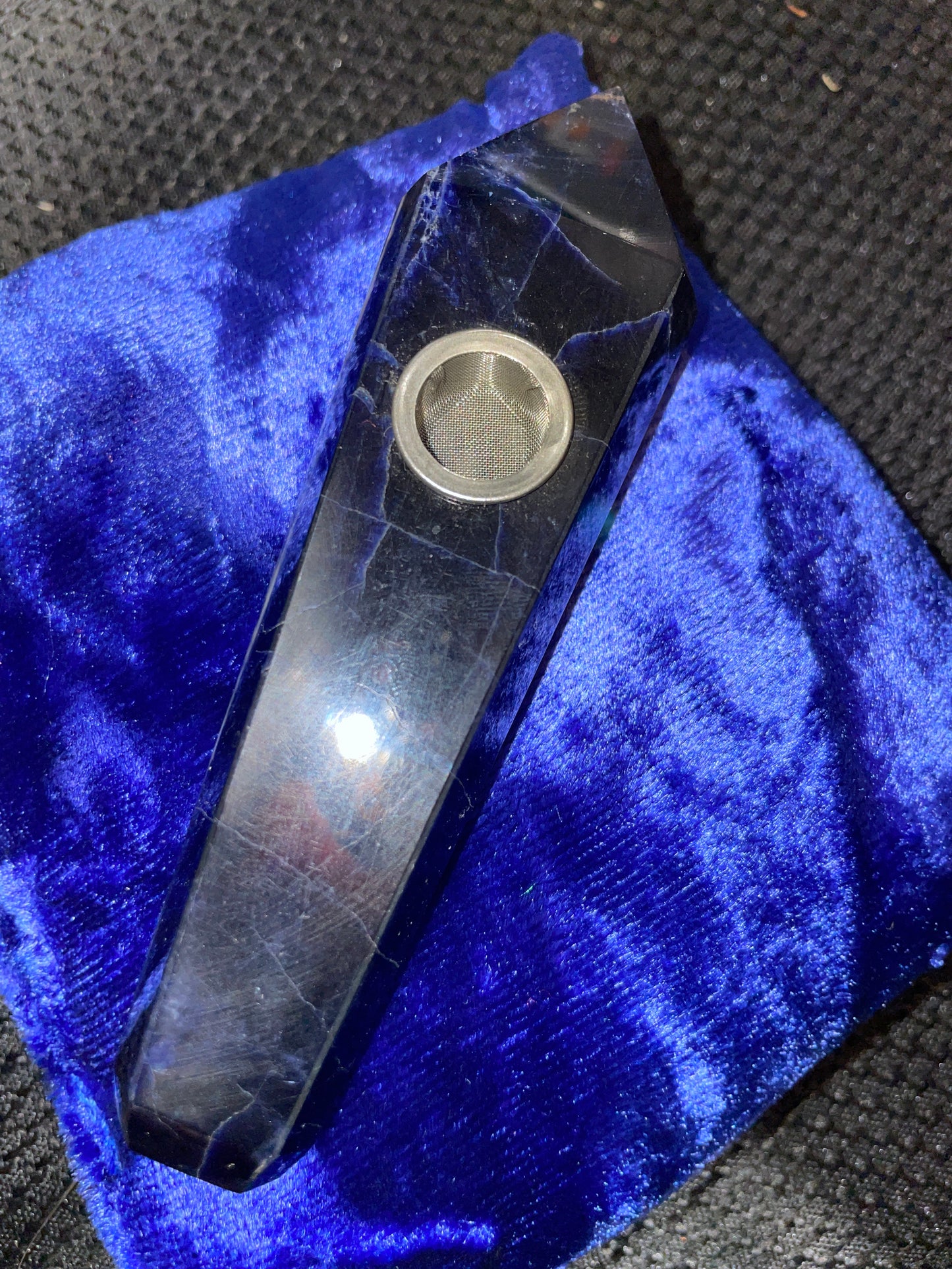 Sodalite pipe (comes with cleaner & extra screen)