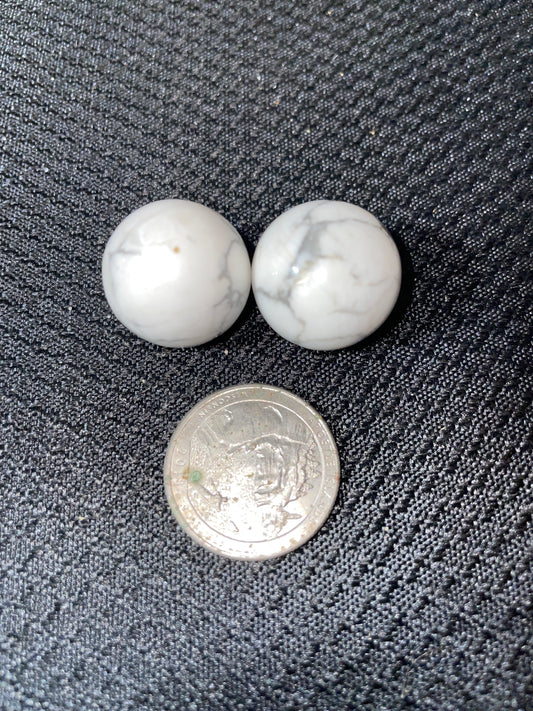 Howlite mini spheres