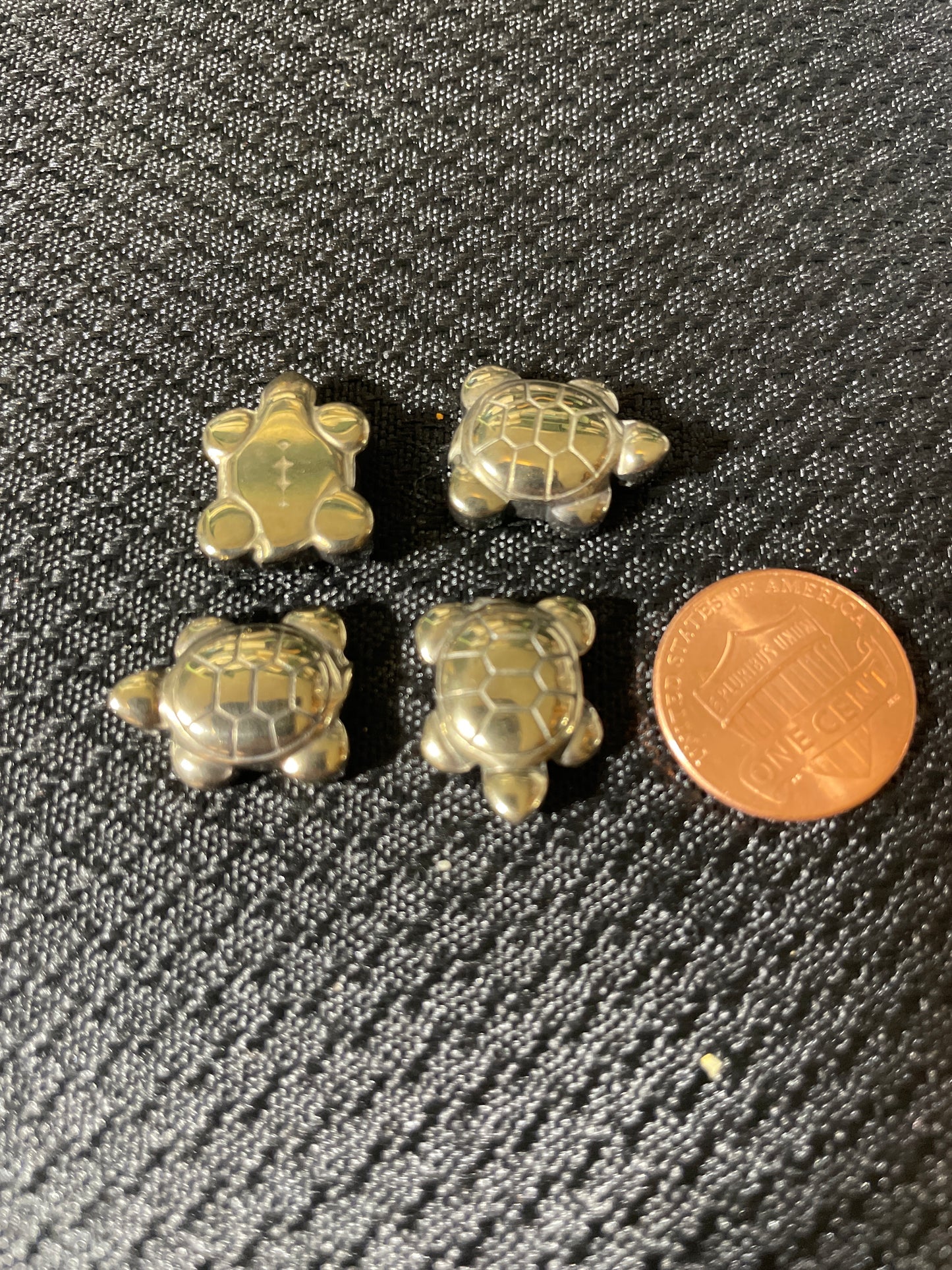 Mini pyrite turtles