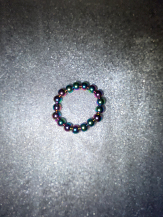 Aura bead ring