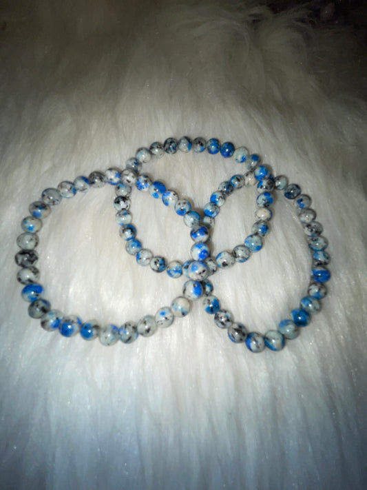 K-2 bracelet (azurite granite)