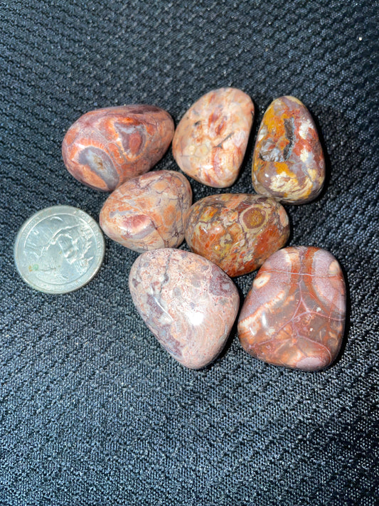 Birds eye rhyolite tumbles