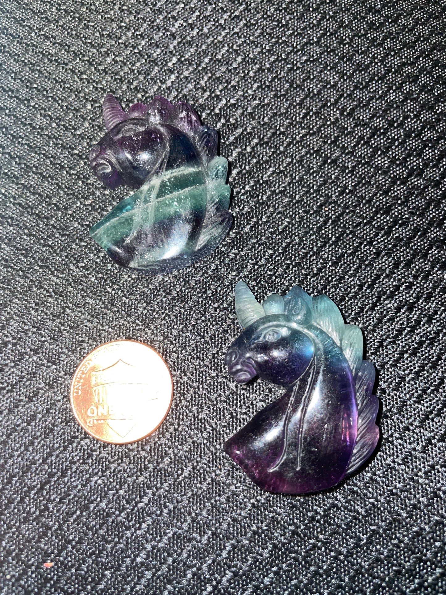 Fluorite unicorns