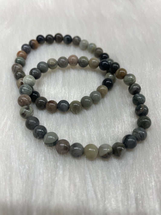 Multi Jasper (smaller bead) bracelet