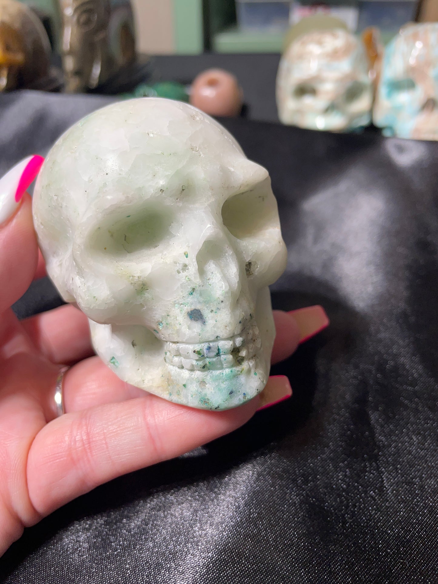 3.5" Phoenix Stone Skull