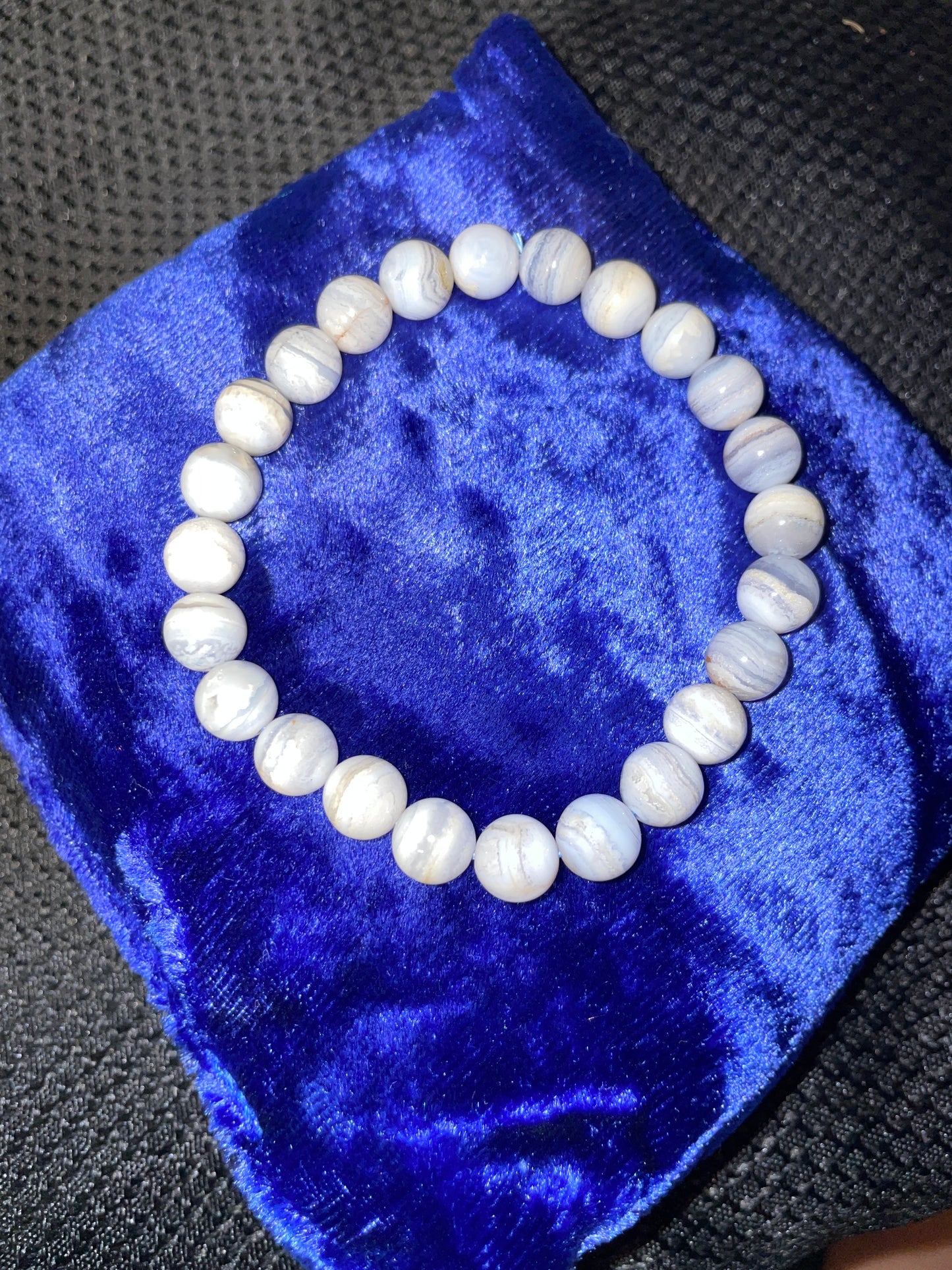 Blue lace agate 8mm