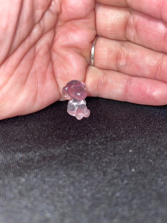 Mini fluorite Snoopy