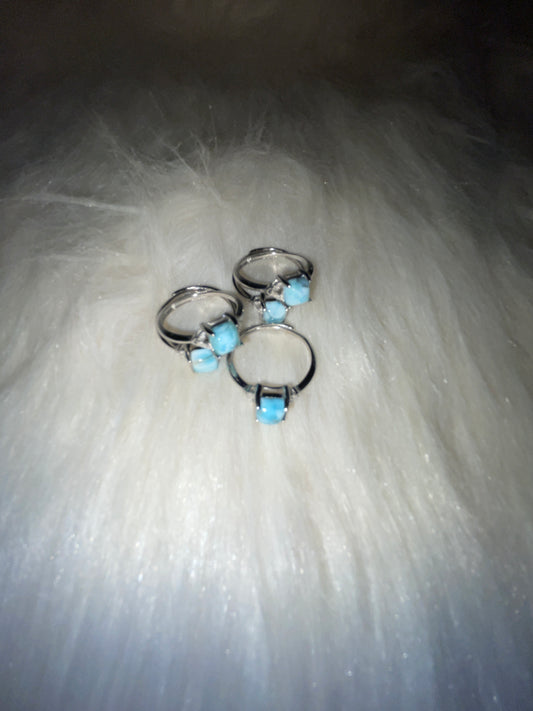 Larimar square (adjustable ring)