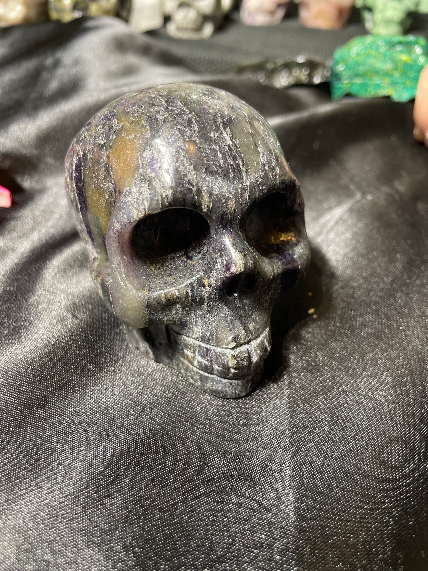 3.5" Charorite Skull