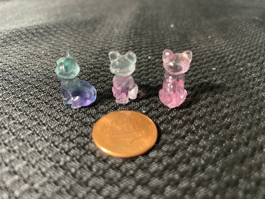 Mini Fluorite Sailor Moon Cat (LUNA)