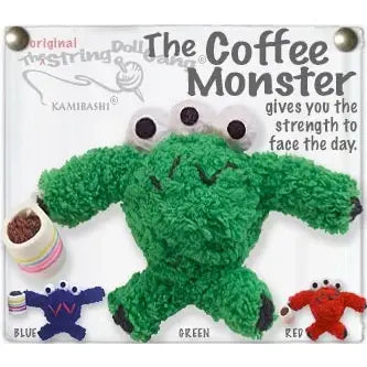 The string doll gang keychain (The Coffee Monster - Red)